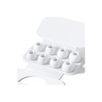 Caseonn Apple Airpods Pro 3 Uyumlu Yedek Silikon Kulaklık Ucu (4 Farklı Boy Xs/s/m/l) - Beyaz