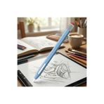Caseonn Apple Pencil Pro Kılıf Klasik Retro Tasarım Mat Silikon Mavi (Ürün Kalem DEĞİLDİR)