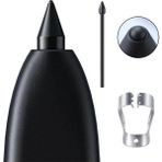 CaseOnn Galaxy Tab S7 T870 S Pen Silikon Soft Kalem Ucu 1 Adet Siyah (Ürün Kalem Değildir) - Koyu Siyah