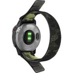 CaseOnn Garmin Fenix 8 - 47 Mm, Amoled Kordon Hasır Kumaş Ultrafit Nylon Yedek Kayış Yeşil Siyah - Yeşil - Siyah
