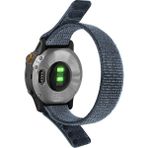 CaseOnn Garmin Instinct 2x Solar Tactical Edition Kordon Hasır Kumaş Ultrafit Nylon Yedek Kayış Gri