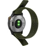CaseOnn Garmin Instinct 2x Solar Tactical Edition Kordon Hasır Kumaş Ultrafit Nylon Yedek Kayış Koyu Yeşil