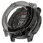 CaseOnn Garmin Instinct 3 – 45 mm Solar Kılıf Darbeye Dayanıklı Kasa Koruyucu Esnek Silikon Füme
