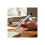 Caseonn Huawei M-Pencil Pro Kılıf Klasik Retro Tasarım Mat Silikon Mavi