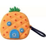 Caseonn Samsung Galaxy Buds 2 Kılıf Karakter Figürlü Ananas Ev - Turuncu