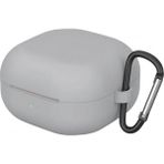 Caseonn Samsung Galaxy Buds 4 Pro Kılıf V2 Askı Aparatlı Mat Silikon Gri