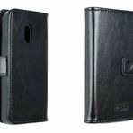 caseroxx Nokia 235 4G (2024) / 215 4G (2024) / 220 4G (2024) ile uyumlu cep telefonu kılıfı çanta Bookstyle-Case Wallet Case siyah