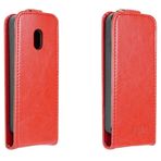caseroxx Nokia 235 4G (2024) / 215 4G (2024) / 220 4G (2024) ile uyumlu cep telefonu kılıfı Flip Cover kırmızı renkte akıllı telefon kılıfı