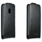 caseroxx Nokia 235 4G (2024) / 215 4G (2024) / 220 4G (2024) ile uyumlu cep telefonu kılıfı Flip Cover siyah akıllı telefon kılıfı Flip Cover