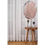 Caserta Home Pilesiz Armürlü Lufian Tt Zemin Düz Tül Perde - 450 x 220 cm - Beyaz