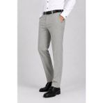 Caserta Regular Fit Likralı Erkek Kumaş Pantolon - 7558 - 44 - Açık Gri