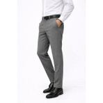 Caserta Regular Fit Likralı Erkek Kumaş Pantolon - 7558 - Gri - 44