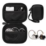 CaseSack KZ ZS10 Pro, Linsoul 4BA+1DD 5 Kulak Monitörü Sürücüsü, HiFi Metal Kulaklık (Siyah) (Siyah) için kılıf