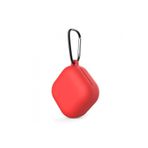 CaseStreet Samsung Galaxy Buds 2 Pro ile Uyumlu Kılıf, Kancalı Mat Silikon Soft TPU, Kırmızı