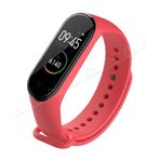CaseStreet Xiaomi Mi Band 5 Kırmızı Silikon Kordon