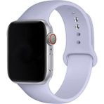 Casetify Apple Watch Seri 1/2/3/4/5/6/7/8/se/ultra 38MM 40MM 41MM Kordon Kayış Bileklik Klasik Silikon Açık Lila - 40 mm