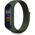 Casetify Mi Band 3 4 5 Uyumlu Hasır Bileklik Kordon - Haki