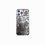 Casevita iPhone 11 ile Uyumlu Sevimli Kılıf, Yumuşak TPU Karikatür Anime Zencefilli Kurabiye Adam Quicksand Komik Festival Koruyucu Kapak iPhone 11 ile Uyumlu Kadın Erkek Kahverengi
