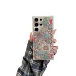 Casevita Samsung Galaxy S23 ile Uyumlu Sevimli Kılıf, Yumuşak TPU Karikatür Anime Zencefilli Kurabiye Adam Şeker Quicksand Komik Festival Kapağı Samsung Galaxy S23 ile Uyumlu Kadın Erkek Yeşil
