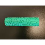 Casey Store Kil ve Seramik Doku Oklavası + Hediye Tutucu Aparat Polimer Kil ve Hamur Şekillendirici Roller - Altıgen Desen versiyon9