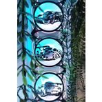 Caseybox Gta V 120X120 mm Siyah Çerçeveli Oyun Pc Aksesuarı, Masaüstü Bilgisayar Üçlü Fan Kapağı