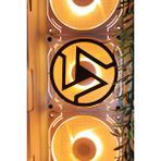 Caseybox Üçlü Sarmal 120X120 mm Beyaz Çerçeveli Pc Aksesuarı, Masaüstü Bilgisayar Ikili Fan Kapağı