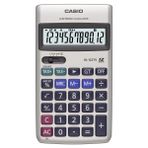 Casio 12 Hane Cep Tipi Hesap Makinesi HL-122TV - Yok - Gümüş