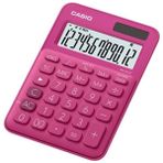 Casio 12 Hane Koyu Pembe Masa Üstü Hesap Makinesi Ms-20Uc-Rd - Yok