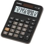 Casio 12 Haneli Hesap Makinesi MX-12B-BK LCD Ekran Özellikli Pratik Kullanım