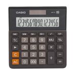 Casio 16 Hane Masa Üstü Hesap Makinesi MH-16 - Yok - Siyah