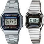 Casio A168WA-1WDF-LA670WA-1DF Retro Çift Kol Saati (Kadın-Erkek)