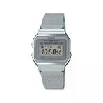 Casio A700wm-7Adf Retro Quartz Hasır Gri 36 Mm Erkek Kol Saati