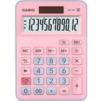 Casio Açık Pembe+Açık Mavi 12 Hane Masa Üstü Hesap Makinesi