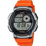 Casio Ae-1000W-4Bvdf Quartz Silikon Turuncu 10 Atm 44 Mm Erkek Kol Saati