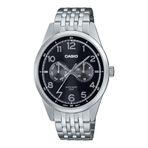 Casio Beyler İzle Siyah Kadran Gümüş Bant, Siyah/beyaz, bileklik