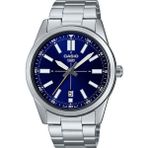 Casio Casıo Kol SAATİ-MTP-VD02D2EUDF Erkek Çelik Kol Saati - Gri - Lacivert
