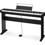 Casio Cdp-s110bk 88 Tuşlu Dijital Piyano Cs46Sehpa Nota Sehpası Adaptör Sustain Pedal Hediyeli