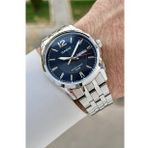 Casio CSISTE184 Kadranı Lacivert Kordonu Metalik Renk Erkek Kol Saati