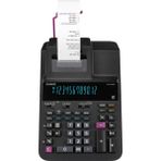 Casio DR-120RII-BK-E-DC Hesap Makinesi Printer - Gri - Siyah - Yok