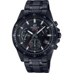 Casio Edifice Kol Saati Erkek Pilli (Quartz) 100 Atm Suya Dayanıklı Siyah Çelik Kordon