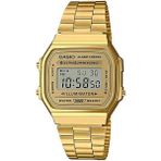 Casio Erkek Kare Elektronik Saat A168WG-9 (Yurt Dışından) - Altın