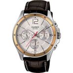 Casio Erkek Kol Saati - Kahverengi - Altın