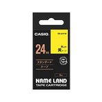 Casio EZ-LABEL Printer XR-24YW1 Schriftband kendinden yapışkanlı 24 mm x 8,0 M Sarı üstüne siyah