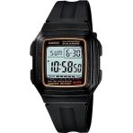 Casio F-201WA-9ADF Siyah Silikon Kordon Dijital Erkek Kol Saati