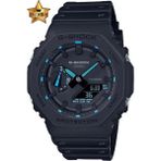 Casio GA-2100-1A2DR G-SHOCK Kol Saati Erkek Dijital/Analog Fonksiyonlu Plastik Suya Dayanıklı - Gri