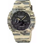 Casio Ga-2100Cm-5Adr Quartz Silikon Bicolor 20 Atm 44 Mm Erkek Kol Saati