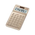 Casio JW-200SC-GD 12 Haneli Altın Sarı Masa Üstü Hesap Makinesi Özel Fonksiyonlar ile