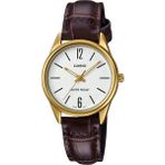 Casio Kadın Kol Saati - Altın - Kahverengi - Beyaz
