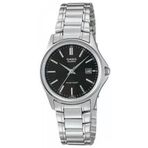 Casio Ltp-1183A-1Adf Quartz Çelik Gri Siyah Kadran 29 Mm Kadın Kol Saati