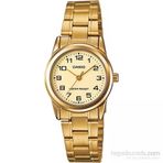 Casio Ltp-V001g-9Budf Quartz Çelik Altın Sarısı 25 Mm Kadın Kol Saati